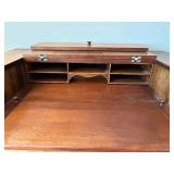 Victorian Spinet Flip-Top Secretary Desk - 41W x 34H x 21D