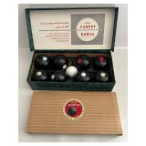 B&A Bowls Carpet Bowls - The Indoor Carpet Game (Lot of 9)