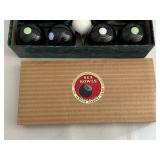 B&A Bowls Carpet Bowls - The Indoor Carpet Game (Lot of 9)