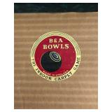 B&A Bowls Carpet Bowls - The Indoor Carpet Game (Lot of 9)