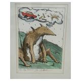 Bo Sterk Dog Day Dreams 11/35 Framed Lithograph 11 x 14