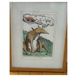 Bo Sterk Dog Day Dreams 11/35 Framed Lithograph 11 x 14