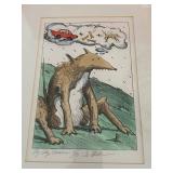 Bo Sterk Dog Day Dreams 11/35 Framed Lithograph 11 x 14
