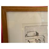 Bo Sterk The Donut Boys - 38/100 Signed Lithograph 18 x 16 Framed