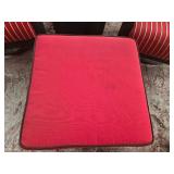 Set of Outdoor Armchairs, Ottoman & Side Table w/Sunbrella Cushions - (Lot of 4)