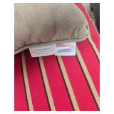 Set of Outdoor Armchairs, Ottoman & Side Table w/Sunbrella Cushions - (Lot of 4)