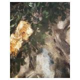 Marc Chagall Lovers With Flowers - 30 x 26 in Framed Print