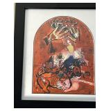 Merc Chagall Jerusalem Windows Framed Print 38x14