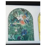 Merc Chagall Jerusalem Windows Framed Print 38x14