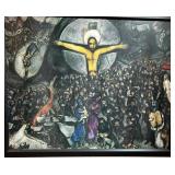 Marc Chagall Exodus Framed Print - 23 in W x 26 in H - Art Reproduction (Framed)