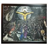 Marc Chagall Exodus Framed Print - 23 in W x 26 in H - Art Reproduction (Framed)