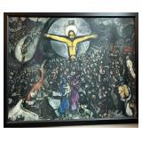 Marc Chagall Exodus Framed Print - 23 in W x 26 in H - Art Reproduction (Framed)