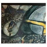 Marc Chagall Exodus Framed Print - 23 in W x 26 in H - Art Reproduction (Framed)