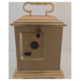 Vintage Benchmark Quartz Mantel Clock & Linden Collectible Mini Clock
