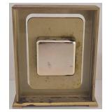 Vintage Benchmark Quartz Mantel Clock & Linden Collectible Mini Clock