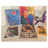 6 Marc Chagall Art Books - Coffee Table Volumes