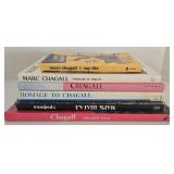 6 Marc Chagall Art Books - Coffee Table Volumes