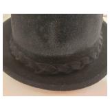 Vintage Resistol Beaver Fedora Hat - Male Symbol Pin & Game Bird Feathers Pin - Original Box