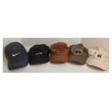 Lot of 5 Caps - Orvis, Nike, Stance, J.M. Browning, STANCE, Cigna Brands