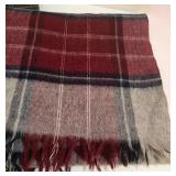 4-Piece Scarf Lot: 2 Cashmere Plaids, 2 Wool Scarves
