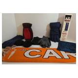 Winter Accessories: L.L.Bean Gloves, Buffalo Plaid Wool Mittens, Neck Warmers, Ear Muffs, Scarf