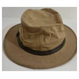 Vintage Filson Tin Cloth Packer Hat XXL