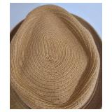 Hats in the Belfry Straw Hat XX-Large with Striped Band