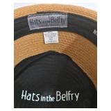 Hats in the Belfry Straw Hat XX-Large with Striped Band