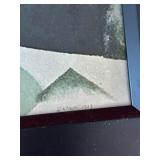 Marc Chagall The Promenade Framed Print - 28 x 28 in