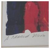 A Shared Vision Framed Artwork - Artist Jackson Collins