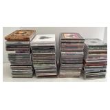 CDs Collection - Rock, Pop, Jazz & Soundtracks in Jewel Case Stacks