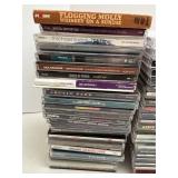 CDs Collection - Rock, Pop, Jazz & Soundtracks in Jewel Case Stacks
