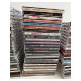 CDs Collection - Rock, Pop, Jazz & Soundtracks in Jewel Case Stacks