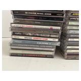 CDs Collection - Rock, Pop, Jazz & Soundtracks in Jewel Case Stacks