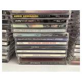 CDs Collection - Rock, Pop, Jazz & Soundtracks in Jewel Case Stacks