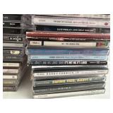 CDs Collection - Rock, Pop, Jazz & Soundtracks in Jewel Case Stacks
