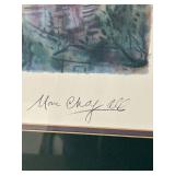 Marc Chagall Bouquet of Flowers - Framed, Facsimile Signed Limited Edition 1/500