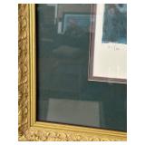 Marc Chagall Bouquet of Flowers - Framed, Facsimile Signed Limited Edition 1/500