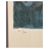 Marc Chagall Bouquet of Flowers - Framed, Facsimile Signed Limited Edition 1/500