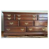 Mid-Century Modern 8-Drawer Dresser, 60W x 18D x 33H