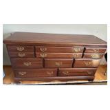 Mid-Century Modern 8-Drawer Dresser, 60W x 18D x 33H