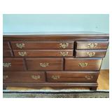 Mid-Century Modern 8-Drawer Dresser, 60W x 18D x 33H