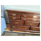 Mid-Century Modern 8-Drawer Dresser, 60W x 18D x 33H