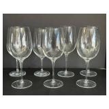 Luigi Bormioli Signed Wine Glasses (Lot of 7)