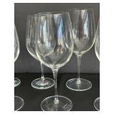 Luigi Bormioli Signed Wine Glasses (Lot of 7)
