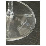 Luigi Bormioli Signed Wine Glasses (Lot of 7)