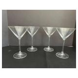 Riedel Martini Glasses - 4, Riedel Champagne Flutes - 7, Riedel Champagne Coup Glasses - 3