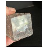 Morlee Antique Czechoslovakian Cut-Glass Perfume Bottles - 7 Bottle Set, Varied Colors