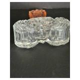 Morlee Antique Czechoslovakian Cut-Glass Perfume Bottles - 7 Bottle Set, Varied Colors