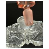 Morlee Antique Czechoslovakian Cut-Glass Perfume Bottles - 7 Bottle Set, Varied Colors